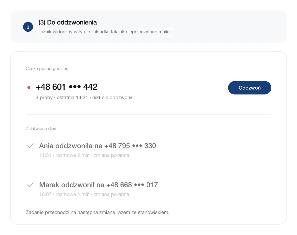 icon related to Wiadomo, kto oddzwonił — i kto jeszcze nie.